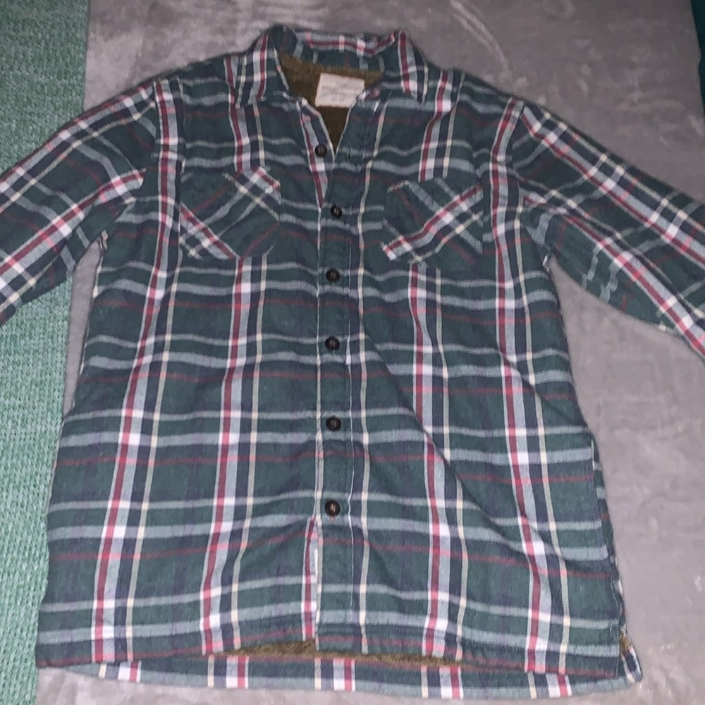 Weatherproof brand sherpa flannel jacket